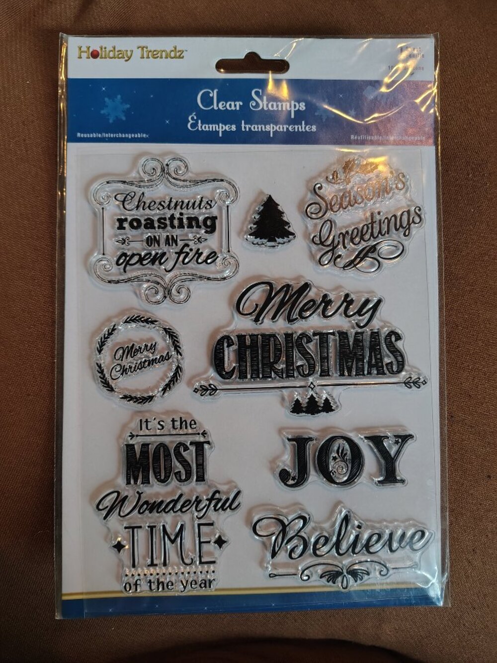 Forever in Time: Seasons Greetings - Clear Stamps